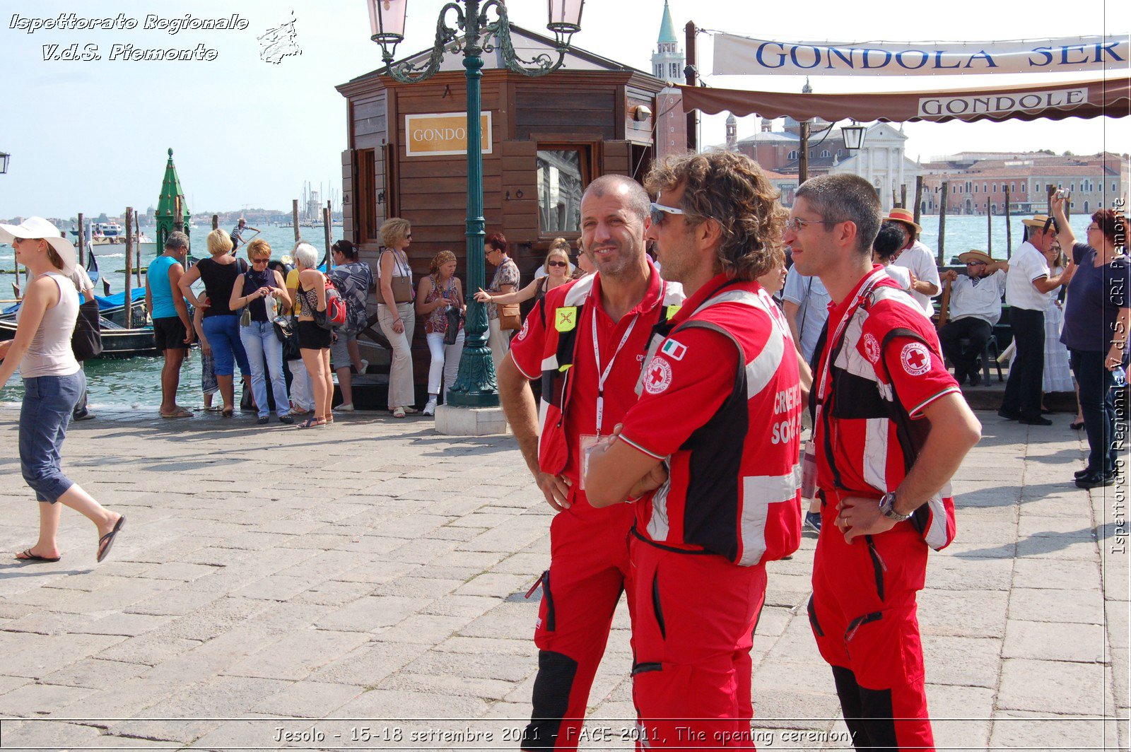 Jesolo - 15-18 settembre 2011 - FACE 2011, The opening ceremony -  Croce Rossa Italiana - Ispettorato Regionale Volontari del Soccorso Piemonte