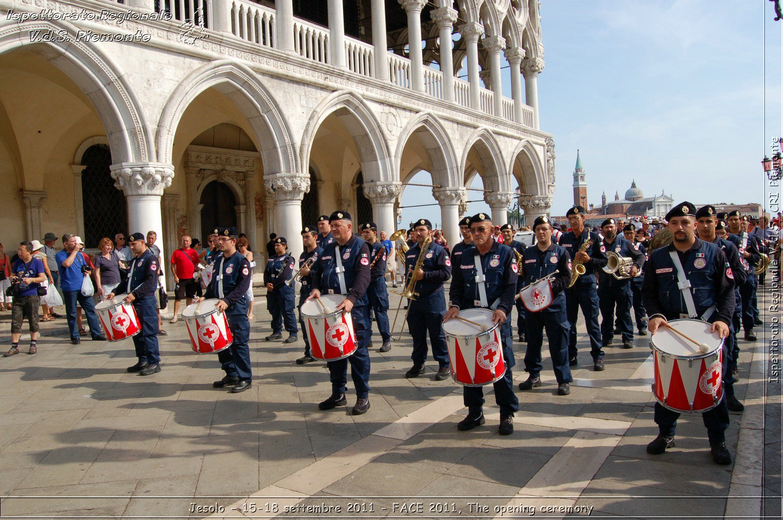 Jesolo - 15-18 settembre 2011 - FACE 2011, The opening ceremony -  Croce Rossa Italiana - Ispettorato Regionale Volontari del Soccorso Piemonte