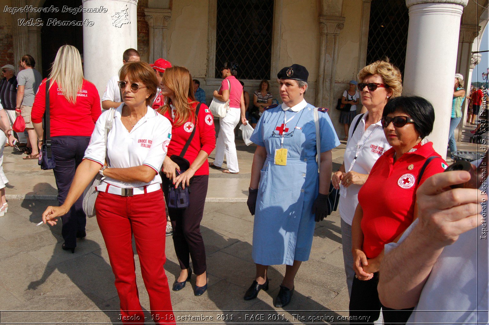Jesolo - 15-18 settembre 2011 - FACE 2011, The opening ceremony -  Croce Rossa Italiana - Ispettorato Regionale Volontari del Soccorso Piemonte