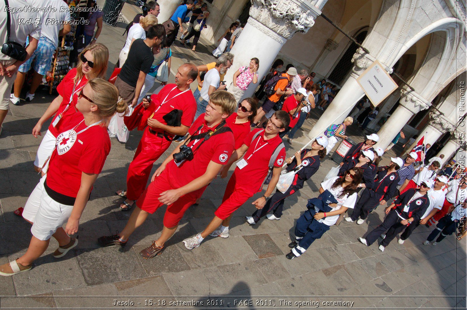 Jesolo - 15-18 settembre 2011 - FACE 2011, The opening ceremony -  Croce Rossa Italiana - Ispettorato Regionale Volontari del Soccorso Piemonte
