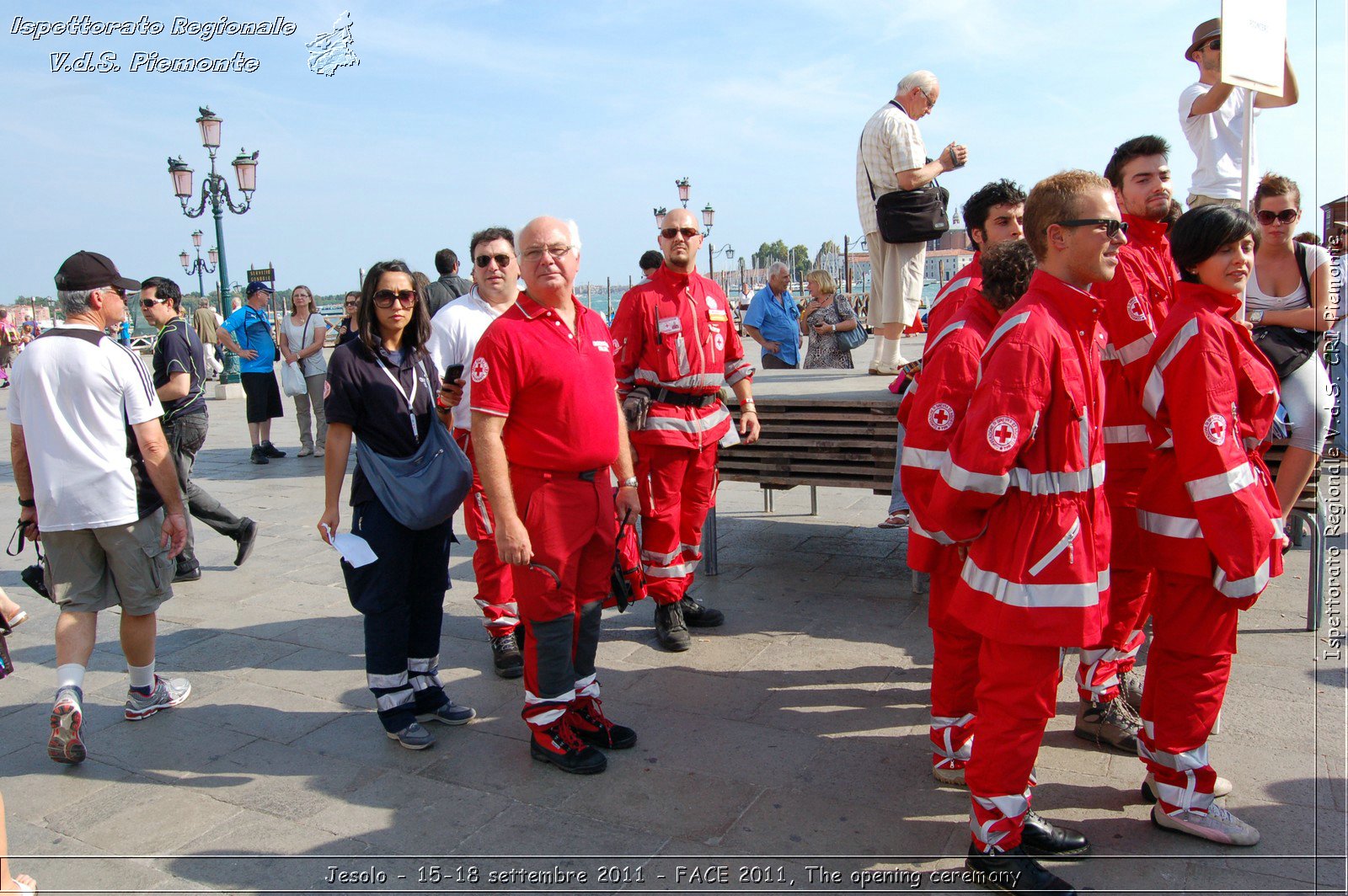 Jesolo - 15-18 settembre 2011 - FACE 2011, The opening ceremony -  Croce Rossa Italiana - Ispettorato Regionale Volontari del Soccorso Piemonte