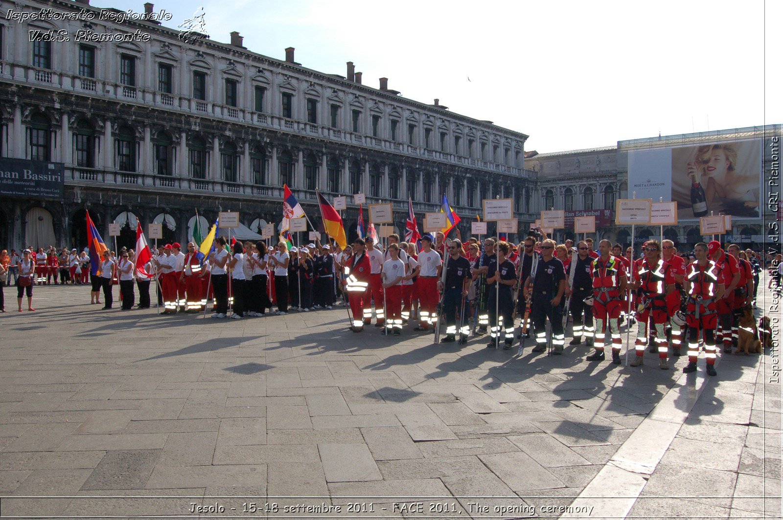 Jesolo - 15-18 settembre 2011 - FACE 2011, The opening ceremony -  Croce Rossa Italiana - Ispettorato Regionale Volontari del Soccorso Piemonte