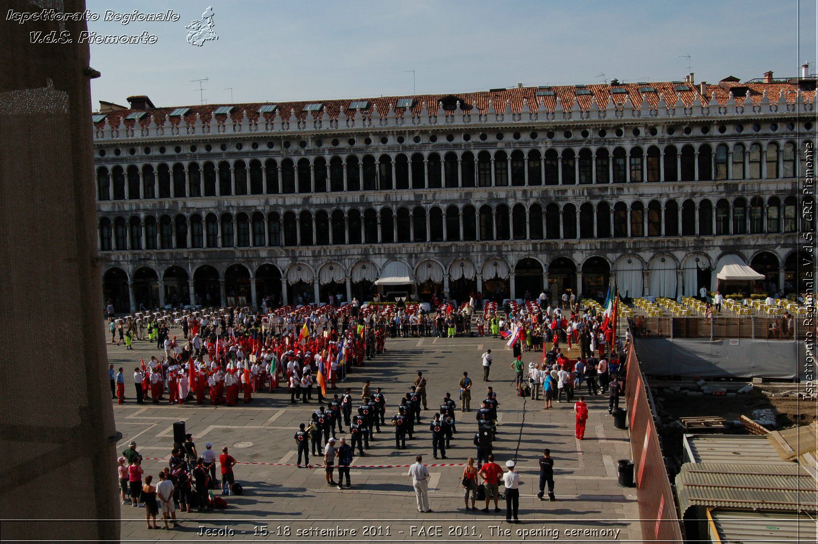 Jesolo - 15-18 settembre 2011 - FACE 2011, The opening ceremony -  Croce Rossa Italiana - Ispettorato Regionale Volontari del Soccorso Piemonte