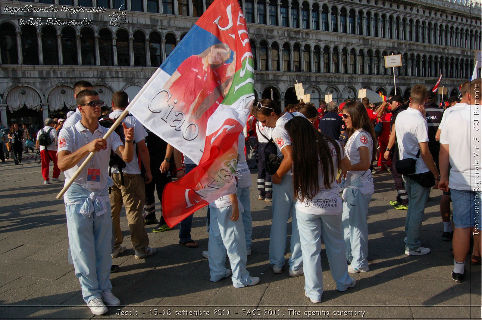 Jesolo - 15-18 settembre 2011 - FACE 2011, The opening ceremony -  Croce Rossa Italiana - Ispettorato Regionale Volontari del Soccorso Piemonte