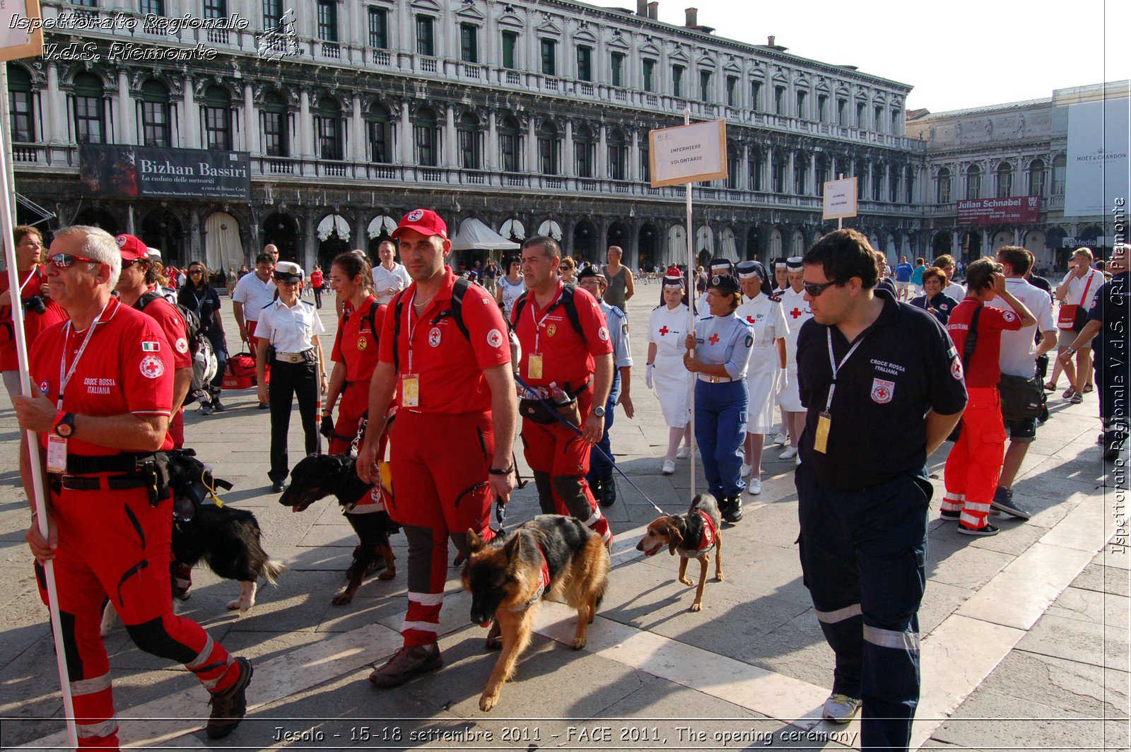 Jesolo - 15-18 settembre 2011 - FACE 2011, The opening ceremony -  Croce Rossa Italiana - Ispettorato Regionale Volontari del Soccorso Piemonte