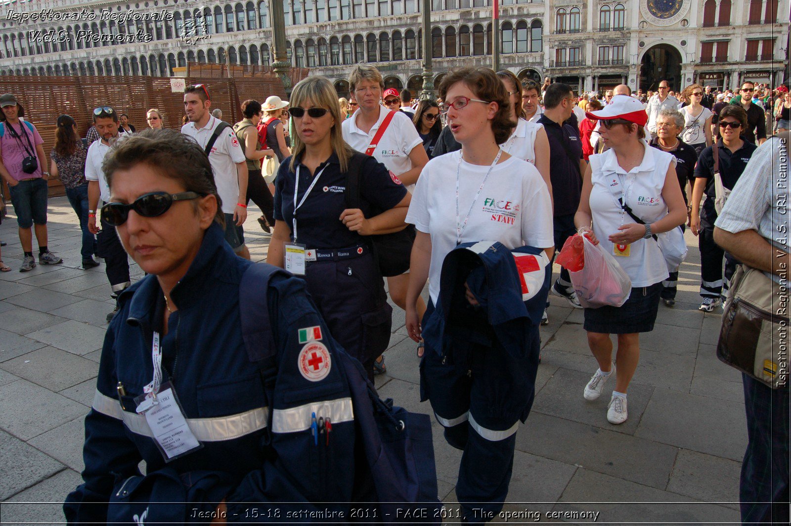 Jesolo - 15-18 settembre 2011 - FACE 2011, The opening ceremony -  Croce Rossa Italiana - Ispettorato Regionale Volontari del Soccorso Piemonte