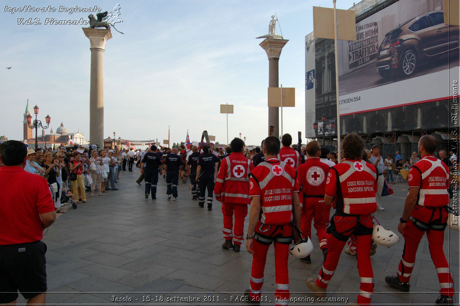 Jesolo - 15-18 settembre 2011 - FACE 2011, The opening ceremony -  Croce Rossa Italiana - Ispettorato Regionale Volontari del Soccorso Piemonte