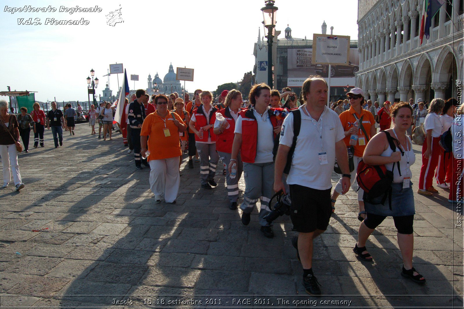 Jesolo - 15-18 settembre 2011 - FACE 2011, The opening ceremony -  Croce Rossa Italiana - Ispettorato Regionale Volontari del Soccorso Piemonte