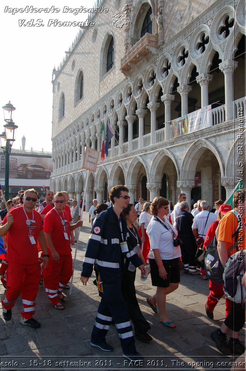 Jesolo - 15-18 settembre 2011 - FACE 2011, The opening ceremony -  Croce Rossa Italiana - Ispettorato Regionale Volontari del Soccorso Piemonte