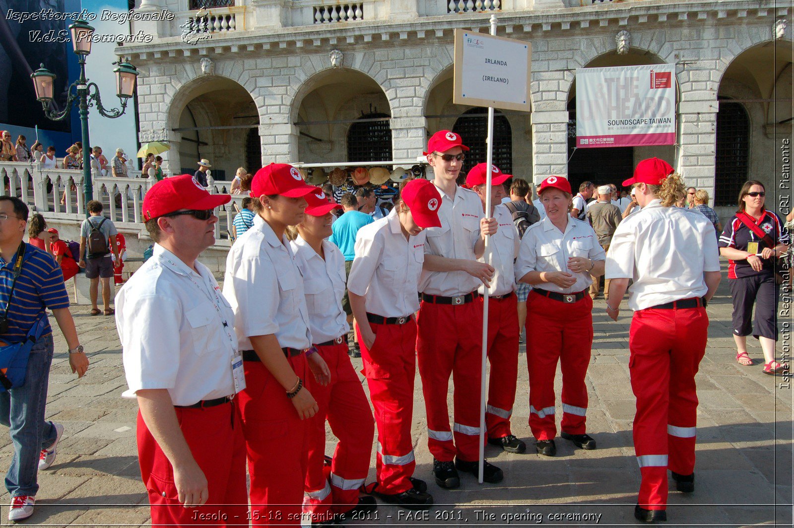 Jesolo - 15-18 settembre 2011 - FACE 2011, The opening ceremony -  Croce Rossa Italiana - Ispettorato Regionale Volontari del Soccorso Piemonte