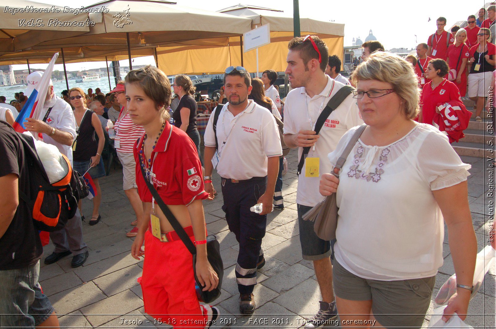 Jesolo - 15-18 settembre 2011 - FACE 2011, The opening ceremony -  Croce Rossa Italiana - Ispettorato Regionale Volontari del Soccorso Piemonte