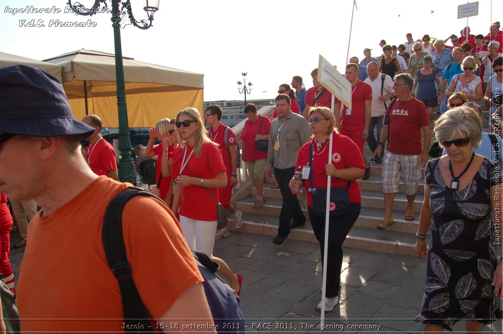 Jesolo - 15-18 settembre 2011 - FACE 2011, The opening ceremony -  Croce Rossa Italiana - Ispettorato Regionale Volontari del Soccorso Piemonte