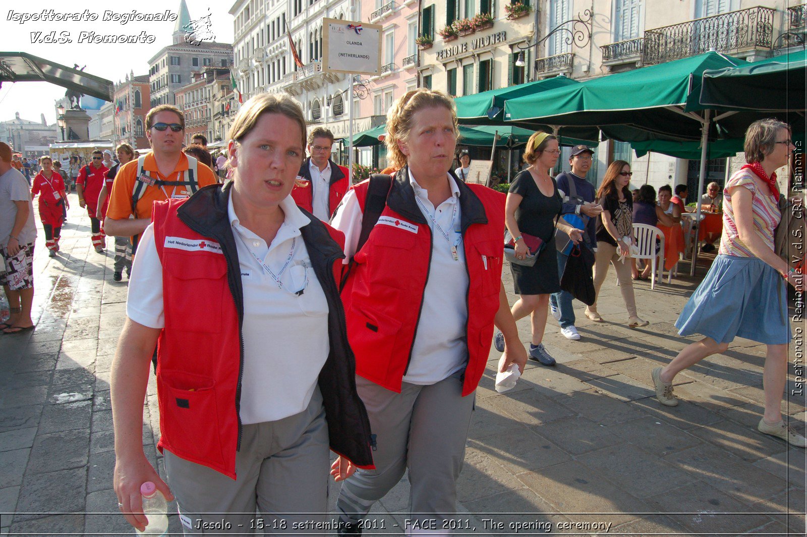 Jesolo - 15-18 settembre 2011 - FACE 2011, The opening ceremony -  Croce Rossa Italiana - Ispettorato Regionale Volontari del Soccorso Piemonte