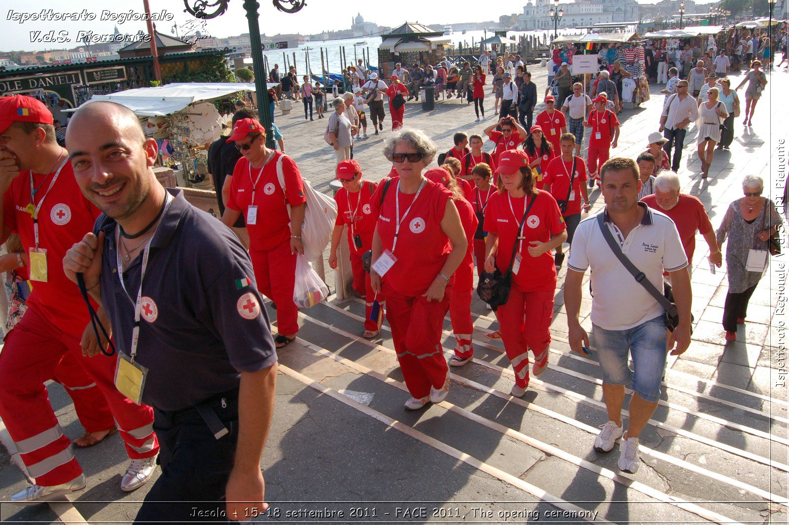 Jesolo - 15-18 settembre 2011 - FACE 2011, The opening ceremony -  Croce Rossa Italiana - Ispettorato Regionale Volontari del Soccorso Piemonte