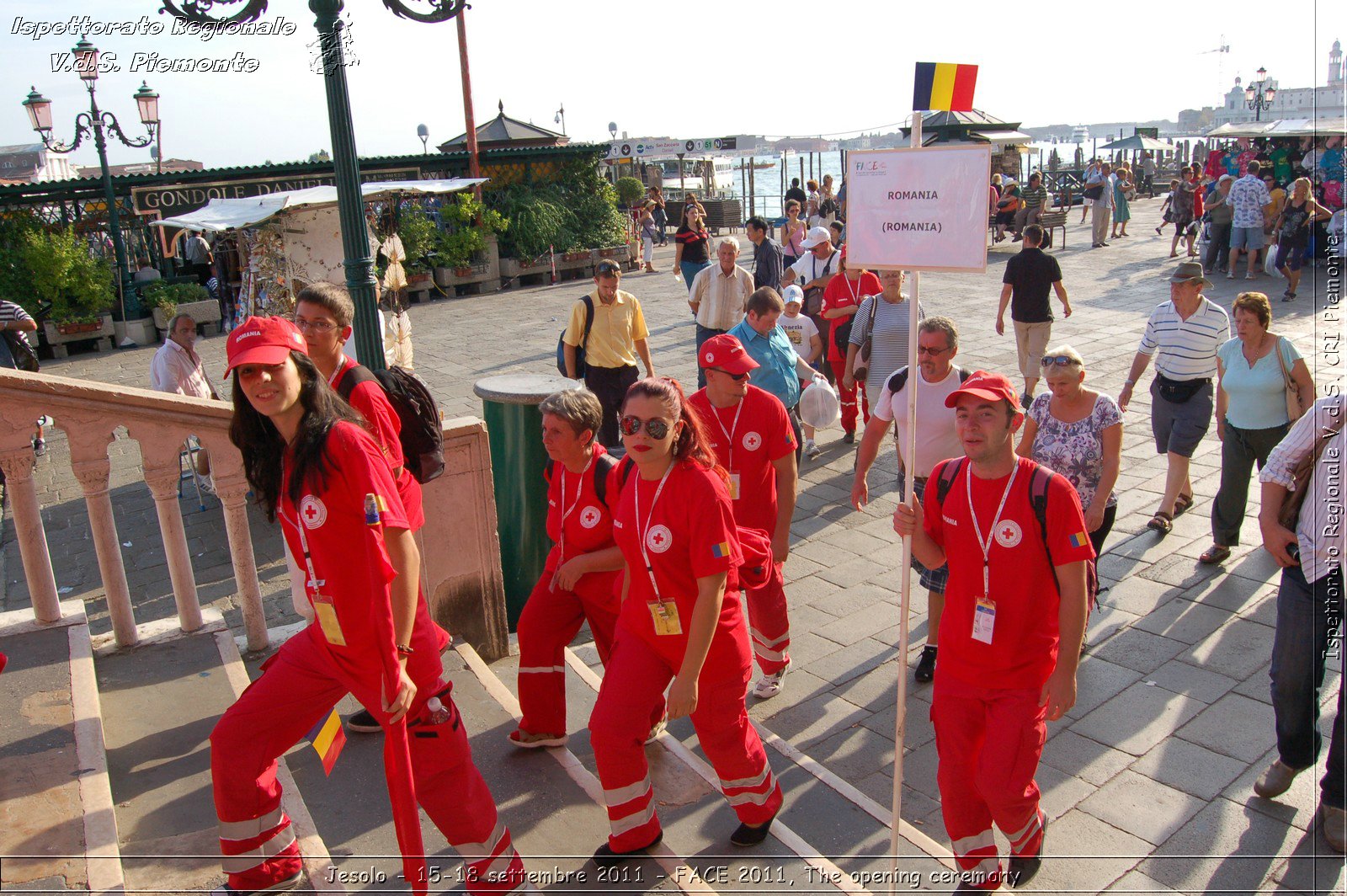 Jesolo - 15-18 settembre 2011 - FACE 2011, The opening ceremony -  Croce Rossa Italiana - Ispettorato Regionale Volontari del Soccorso Piemonte