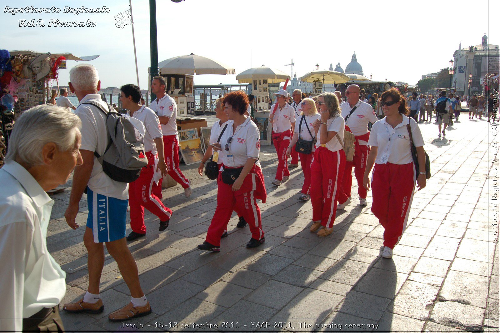 Jesolo - 15-18 settembre 2011 - FACE 2011, The opening ceremony -  Croce Rossa Italiana - Ispettorato Regionale Volontari del Soccorso Piemonte