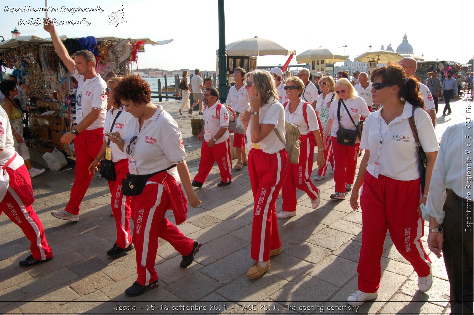 Jesolo - 15-18 settembre 2011 - FACE 2011, The opening ceremony -  Croce Rossa Italiana - Ispettorato Regionale Volontari del Soccorso Piemonte