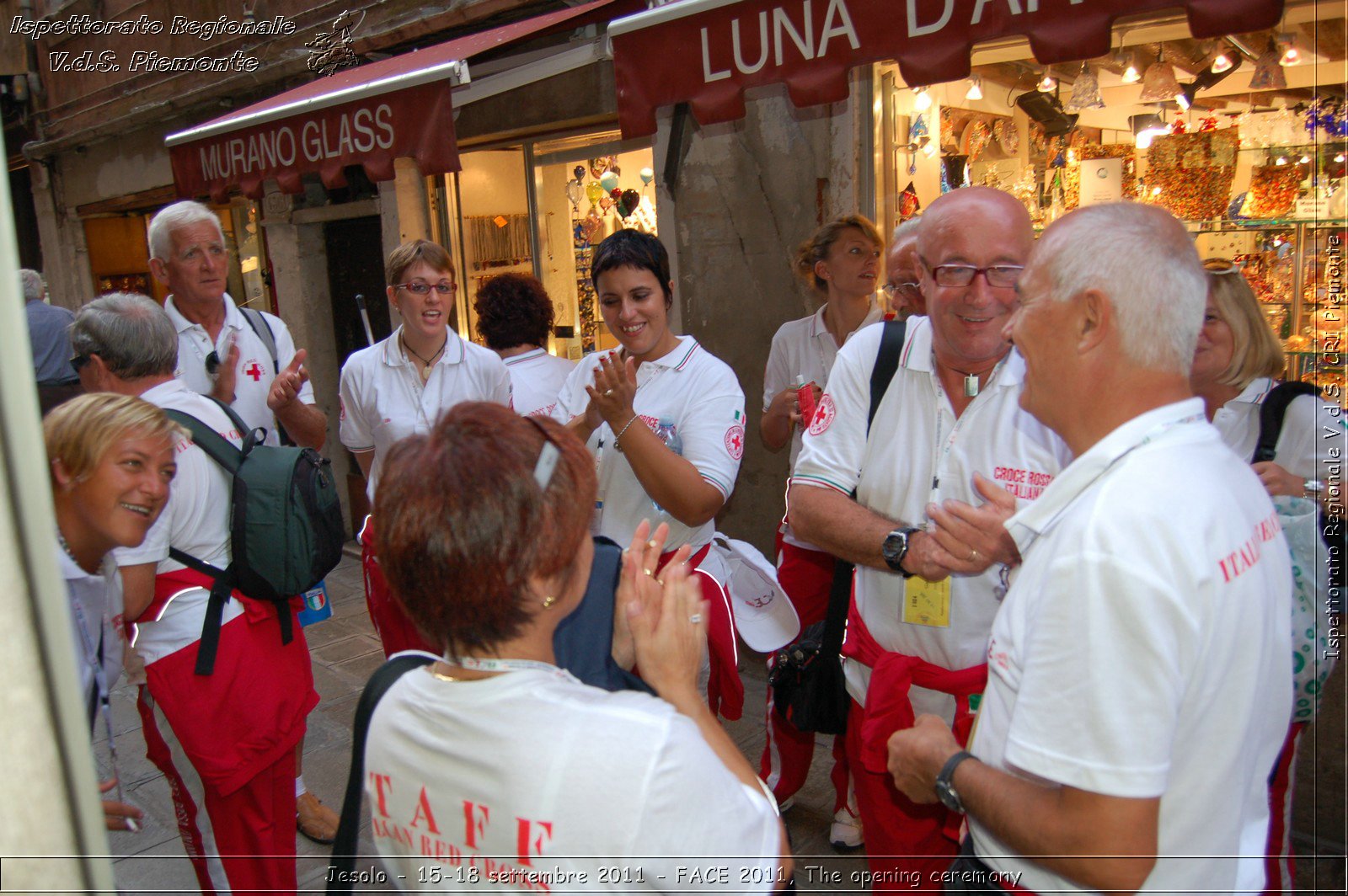 Jesolo - 15-18 settembre 2011 - FACE 2011, The opening ceremony -  Croce Rossa Italiana - Ispettorato Regionale Volontari del Soccorso Piemonte