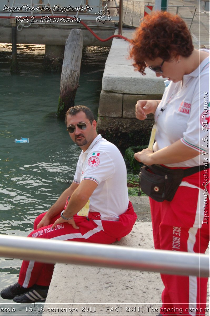 Jesolo - 15-18 settembre 2011 - FACE 2011, The opening ceremony -  Croce Rossa Italiana - Ispettorato Regionale Volontari del Soccorso Piemonte