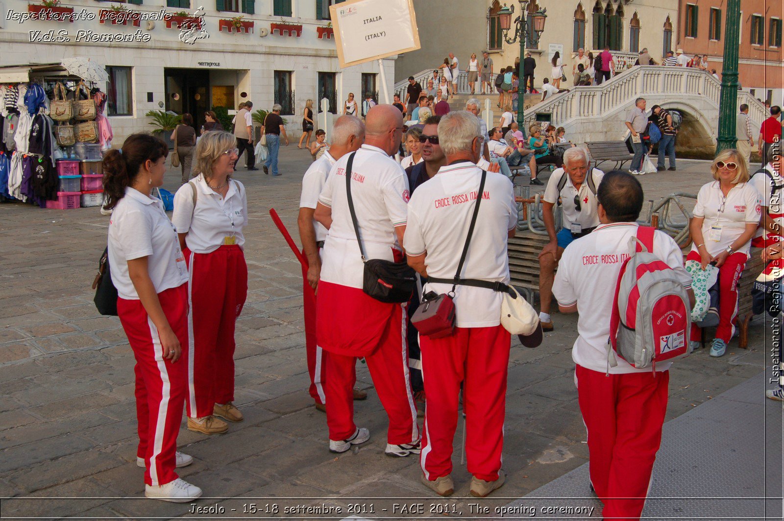 Jesolo - 15-18 settembre 2011 - FACE 2011, The opening ceremony -  Croce Rossa Italiana - Ispettorato Regionale Volontari del Soccorso Piemonte