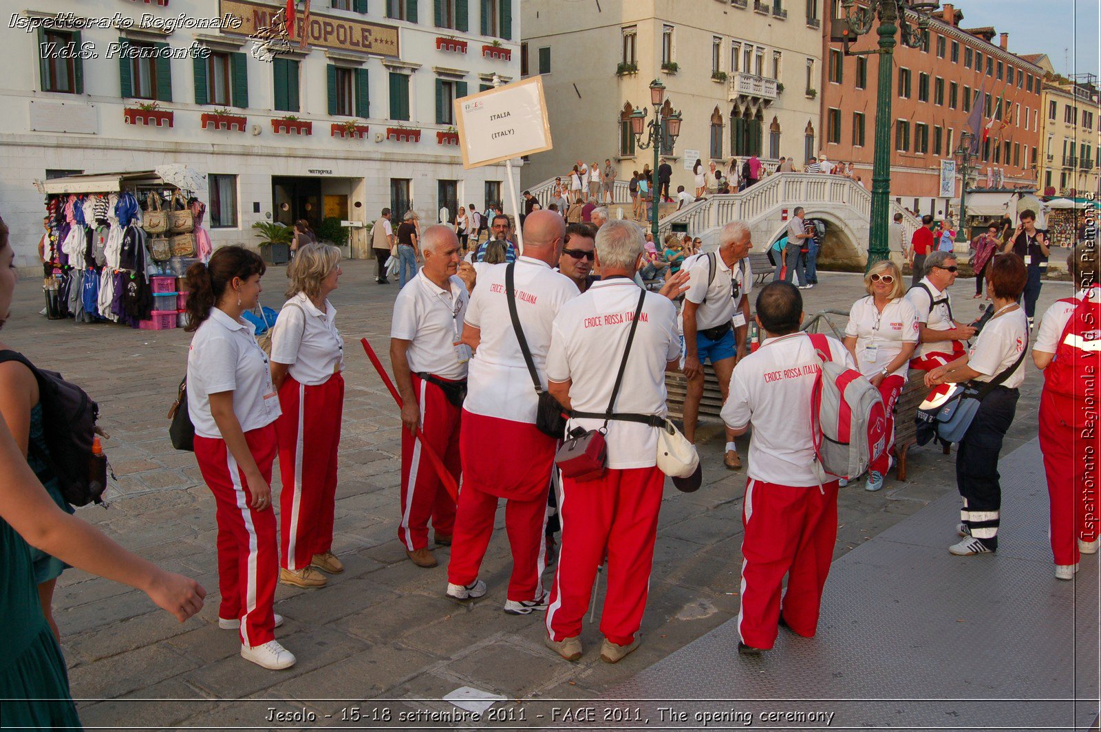 Jesolo - 15-18 settembre 2011 - FACE 2011, The opening ceremony -  Croce Rossa Italiana - Ispettorato Regionale Volontari del Soccorso Piemonte