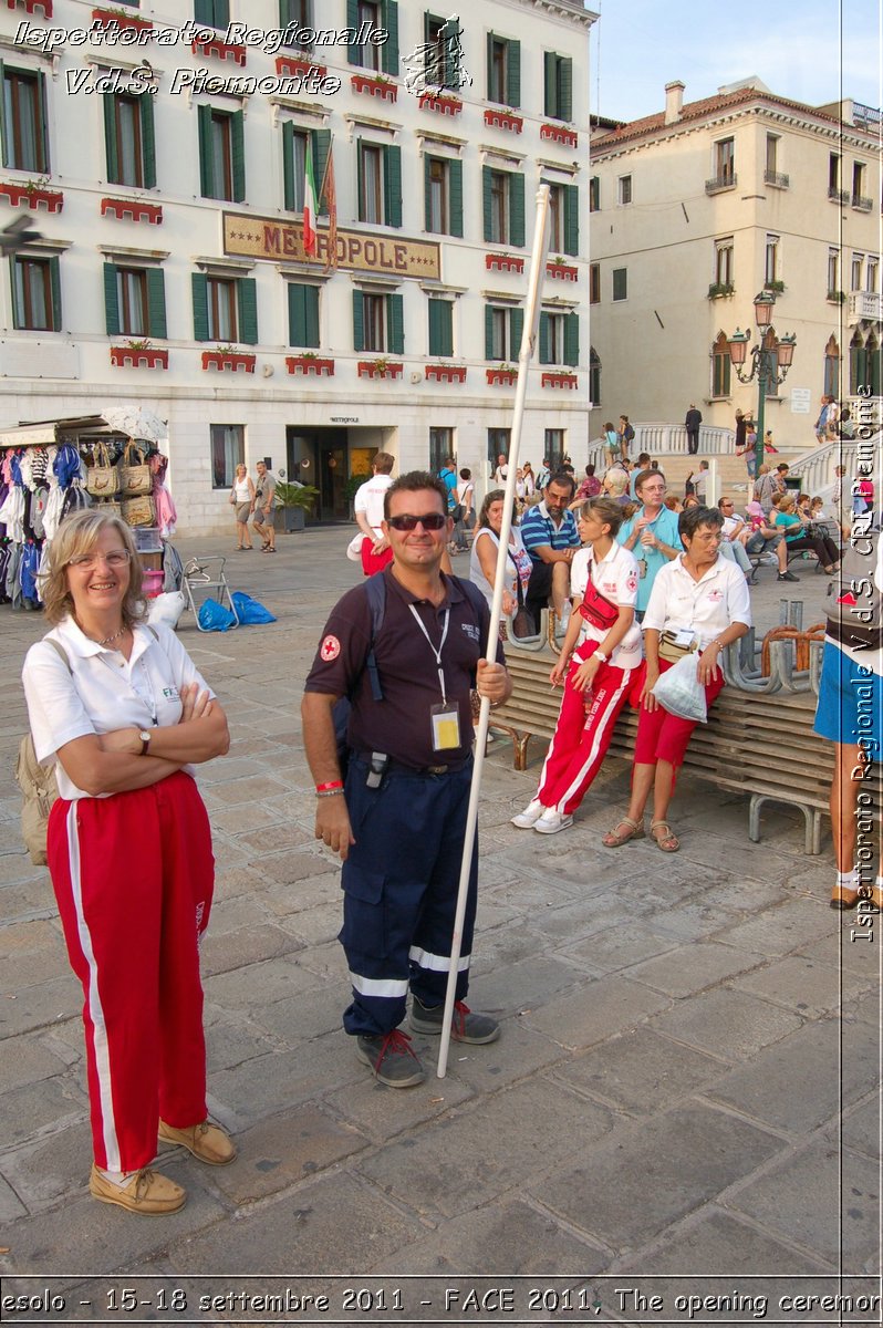 Jesolo - 15-18 settembre 2011 - FACE 2011, The opening ceremony -  Croce Rossa Italiana - Ispettorato Regionale Volontari del Soccorso Piemonte