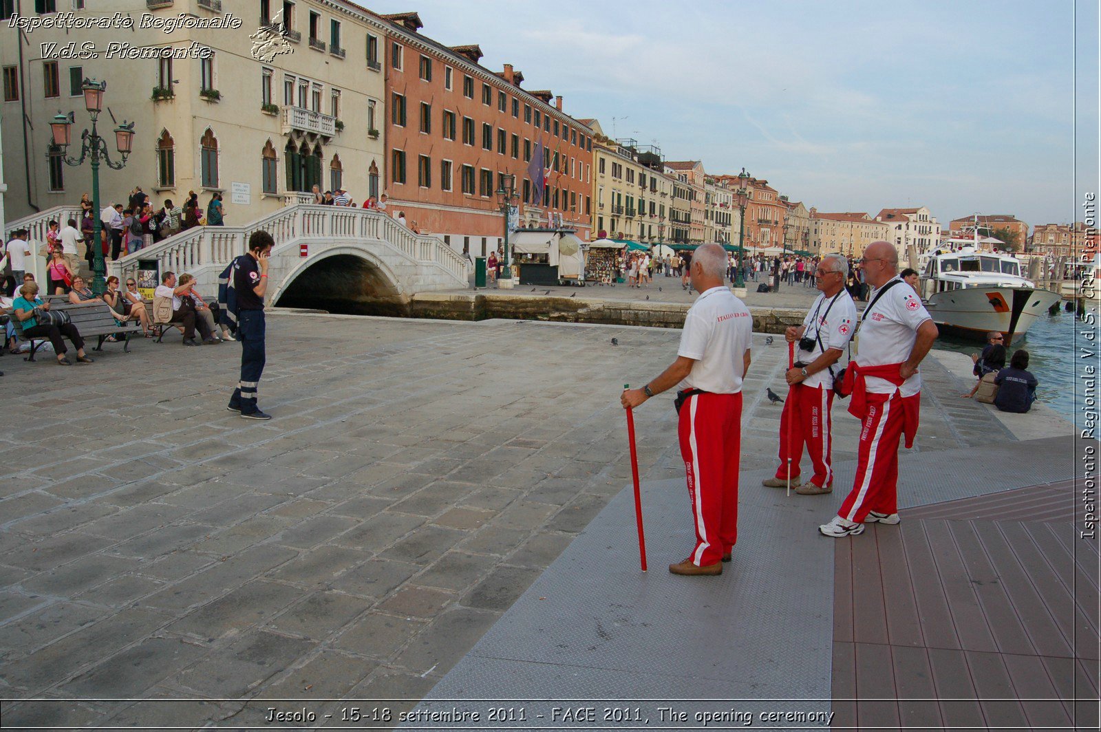 Jesolo - 15-18 settembre 2011 - FACE 2011, The opening ceremony -  Croce Rossa Italiana - Ispettorato Regionale Volontari del Soccorso Piemonte