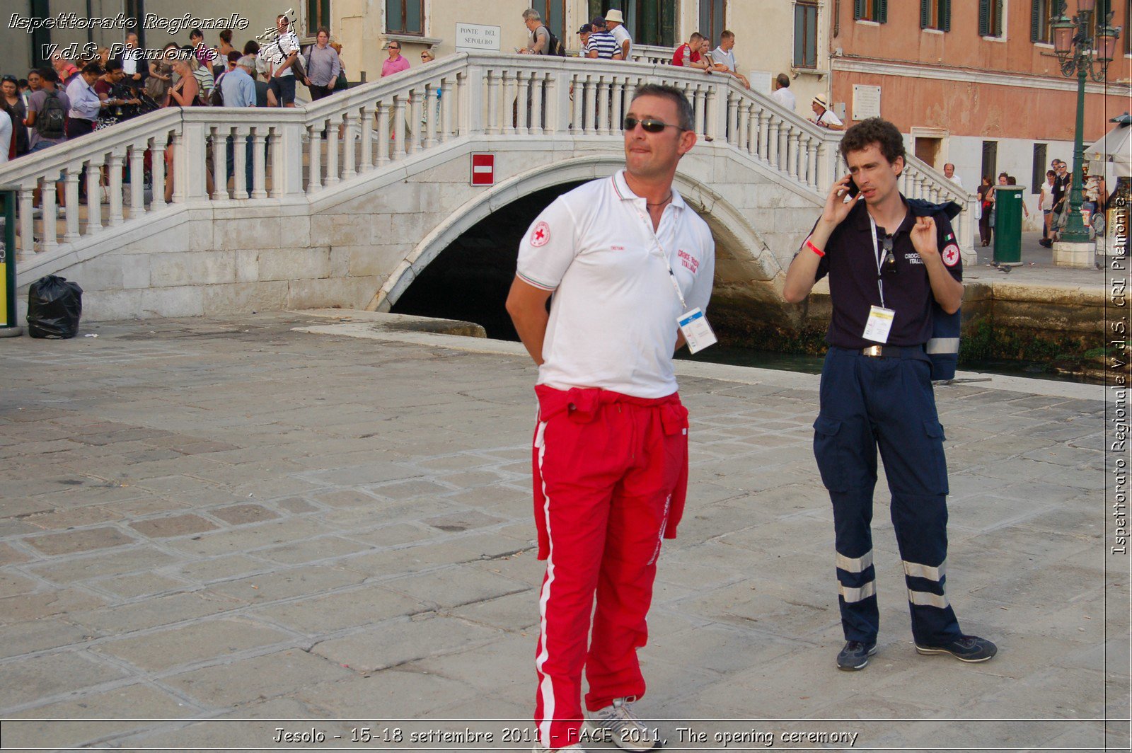 Jesolo - 15-18 settembre 2011 - FACE 2011, The opening ceremony -  Croce Rossa Italiana - Ispettorato Regionale Volontari del Soccorso Piemonte