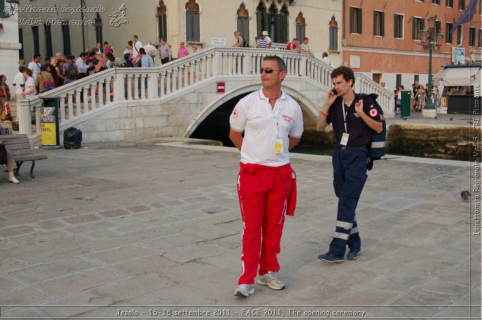 Jesolo - 15-18 settembre 2011 - FACE 2011, The opening ceremony -  Croce Rossa Italiana - Ispettorato Regionale Volontari del Soccorso Piemonte