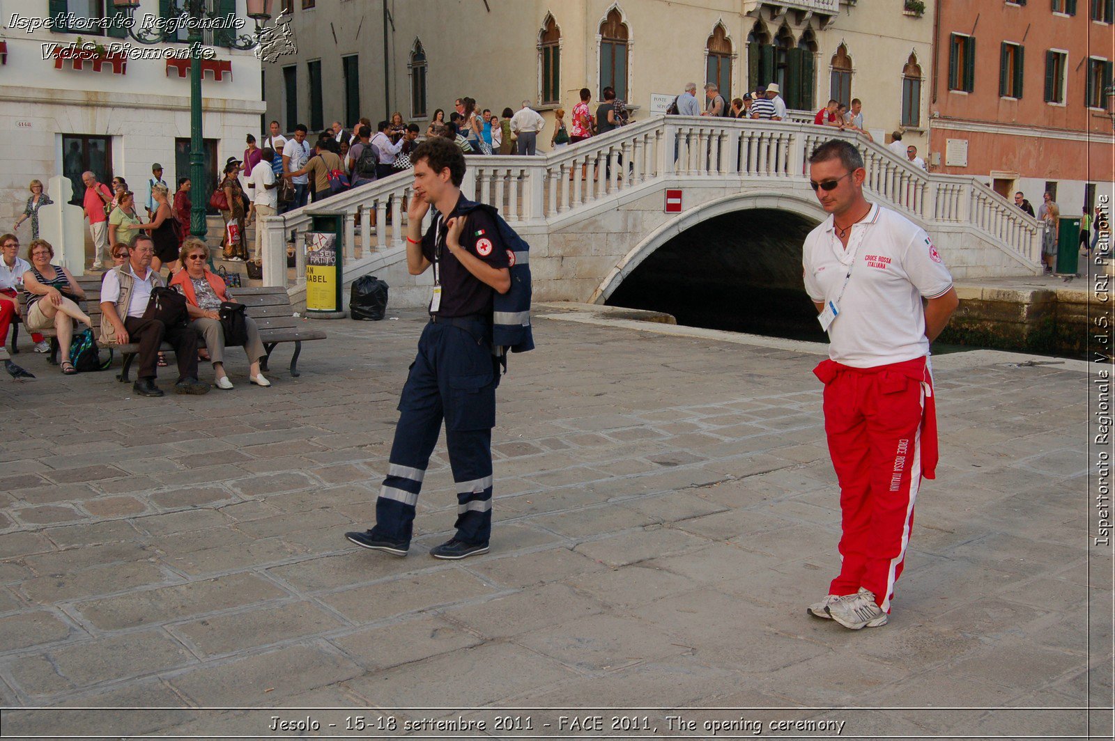 Jesolo - 15-18 settembre 2011 - FACE 2011, The opening ceremony -  Croce Rossa Italiana - Ispettorato Regionale Volontari del Soccorso Piemonte