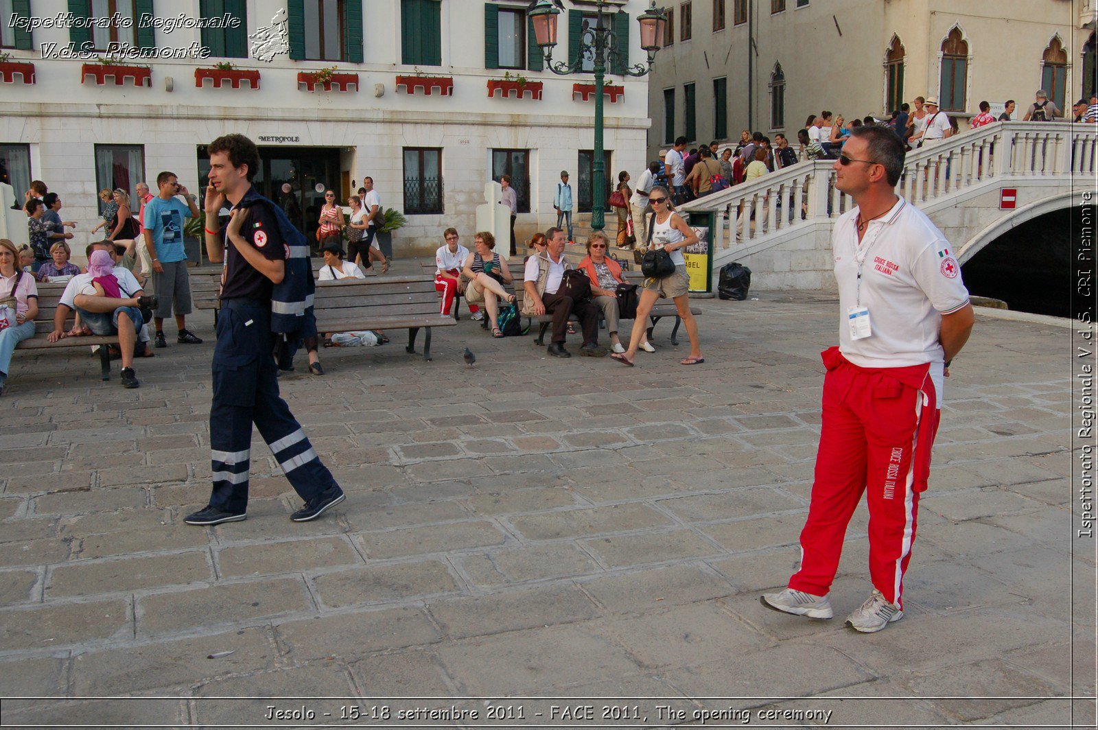 Jesolo - 15-18 settembre 2011 - FACE 2011, The opening ceremony -  Croce Rossa Italiana - Ispettorato Regionale Volontari del Soccorso Piemonte