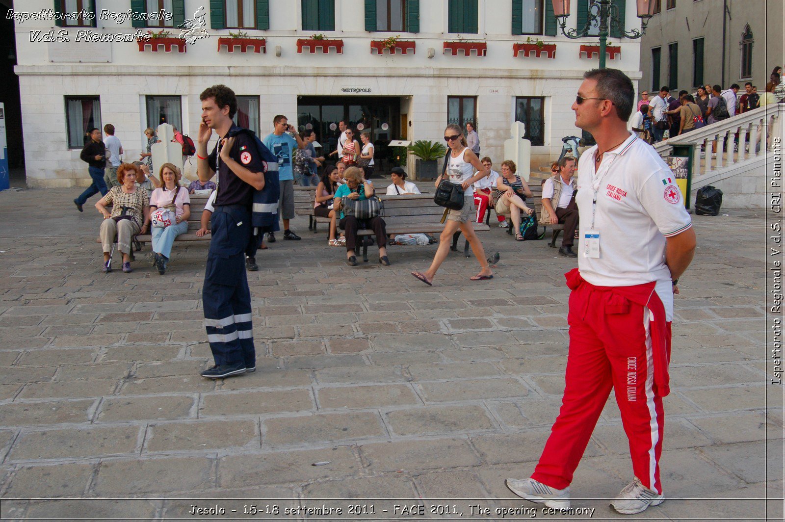 Jesolo - 15-18 settembre 2011 - FACE 2011, The opening ceremony -  Croce Rossa Italiana - Ispettorato Regionale Volontari del Soccorso Piemonte