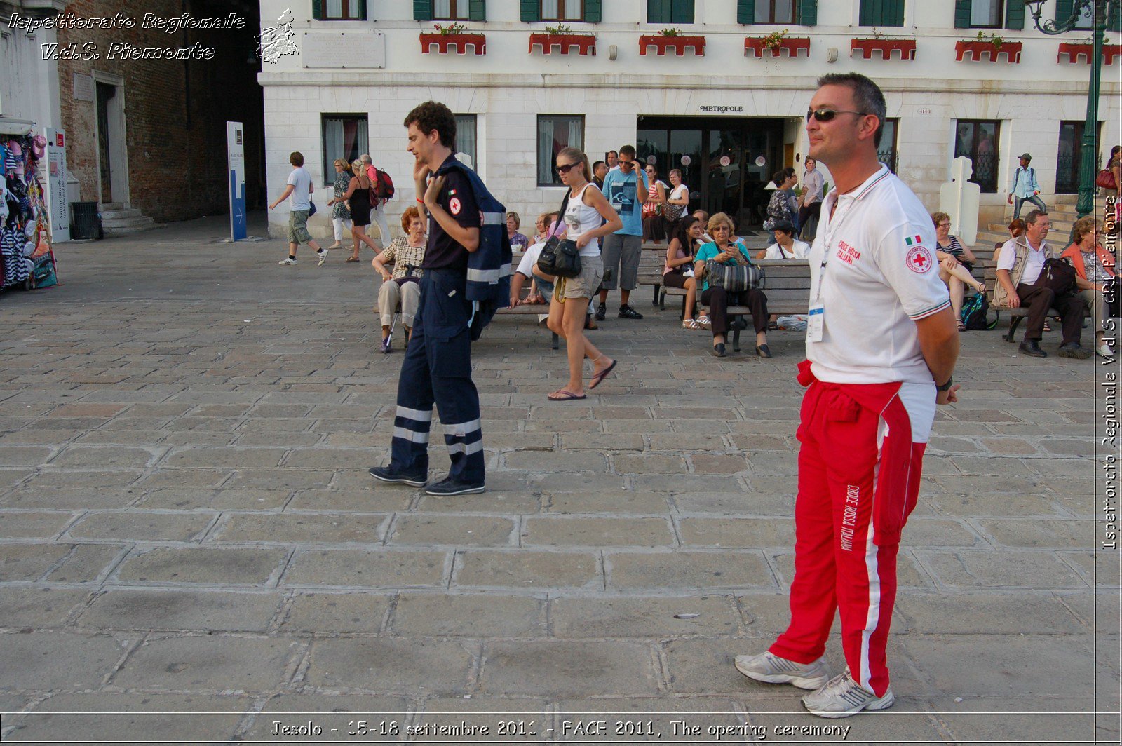 Jesolo - 15-18 settembre 2011 - FACE 2011, The opening ceremony -  Croce Rossa Italiana - Ispettorato Regionale Volontari del Soccorso Piemonte