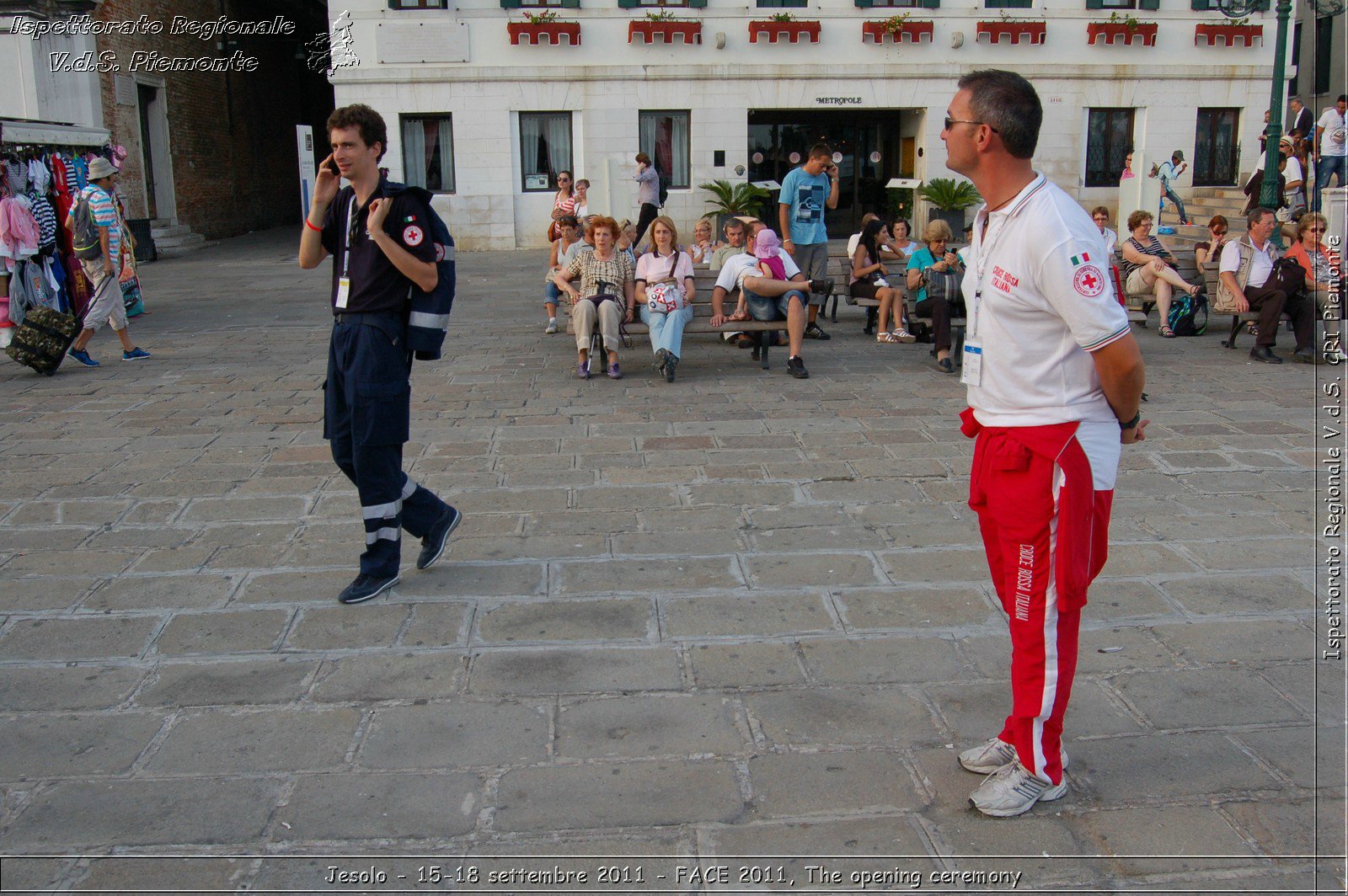 Jesolo - 15-18 settembre 2011 - FACE 2011, The opening ceremony -  Croce Rossa Italiana - Ispettorato Regionale Volontari del Soccorso Piemonte