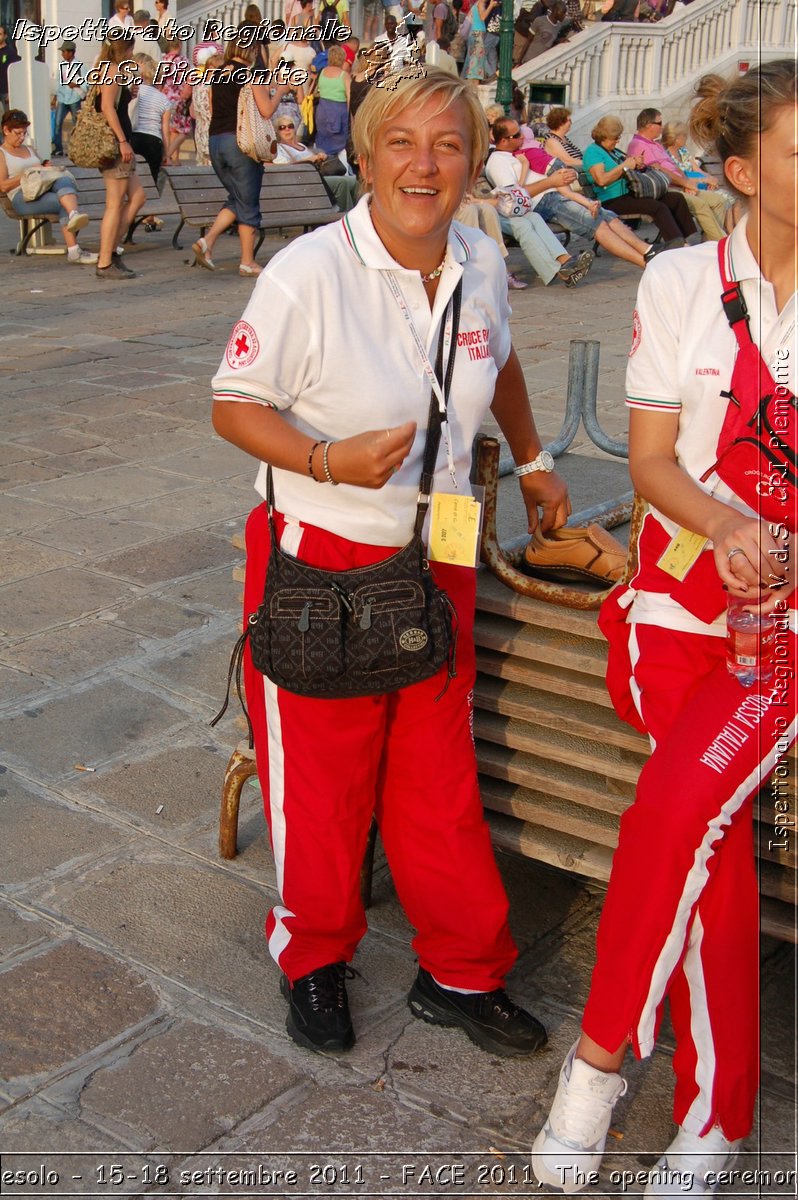 Jesolo - 15-18 settembre 2011 - FACE 2011, The opening ceremony -  Croce Rossa Italiana - Ispettorato Regionale Volontari del Soccorso Piemonte