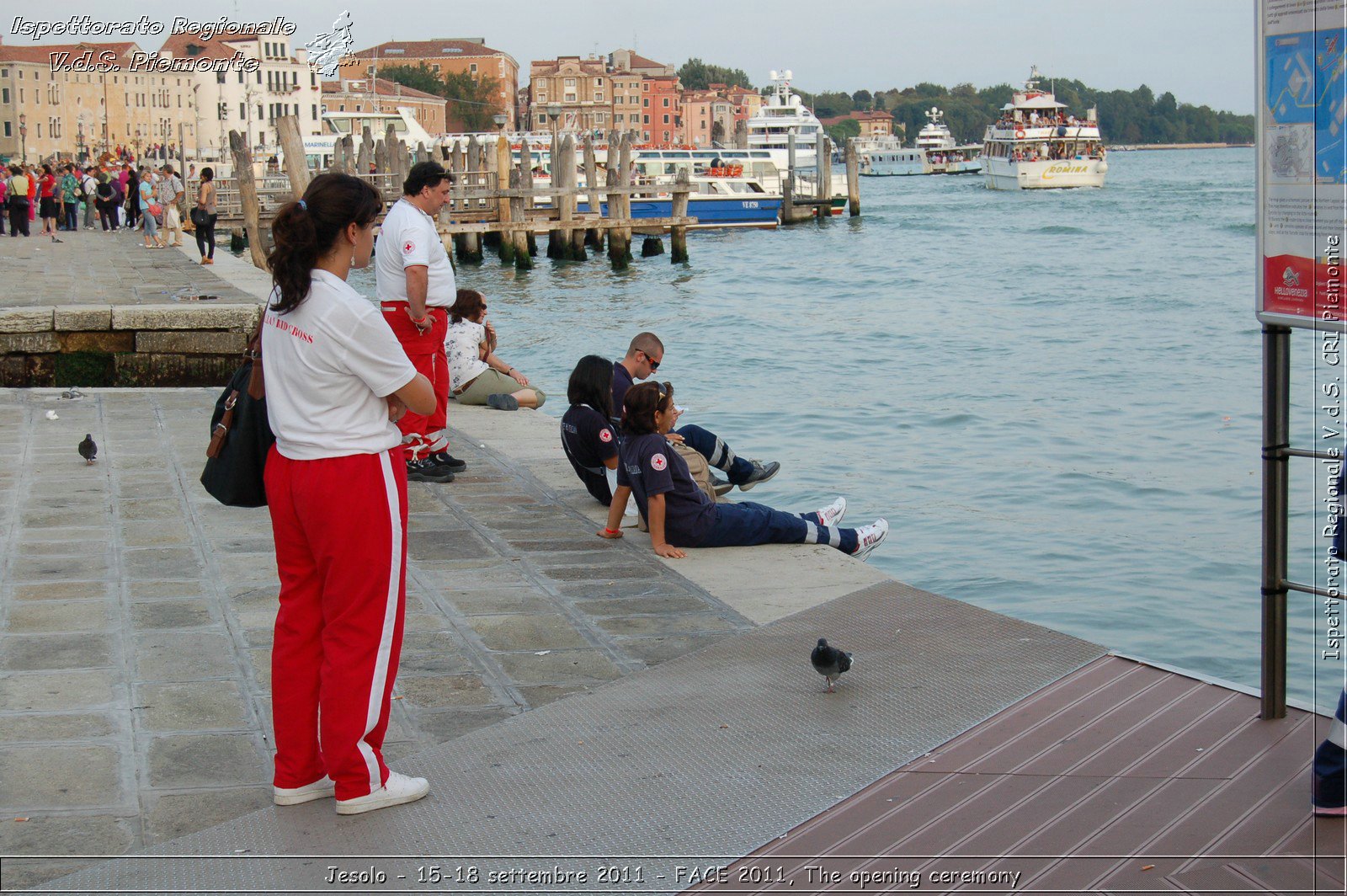 Jesolo - 15-18 settembre 2011 - FACE 2011, The opening ceremony -  Croce Rossa Italiana - Ispettorato Regionale Volontari del Soccorso Piemonte