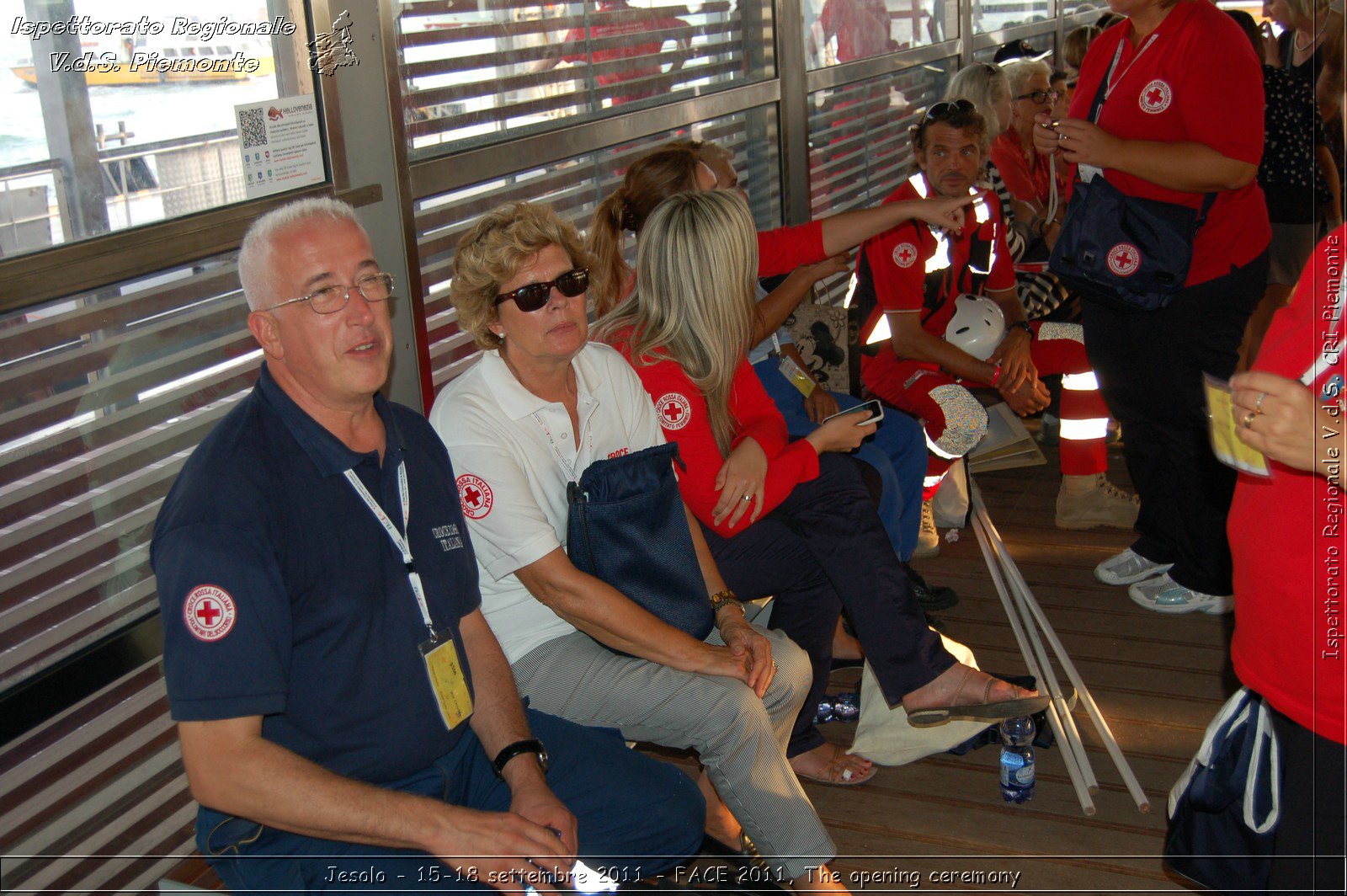 Jesolo - 15-18 settembre 2011 - FACE 2011, The opening ceremony -  Croce Rossa Italiana - Ispettorato Regionale Volontari del Soccorso Piemonte