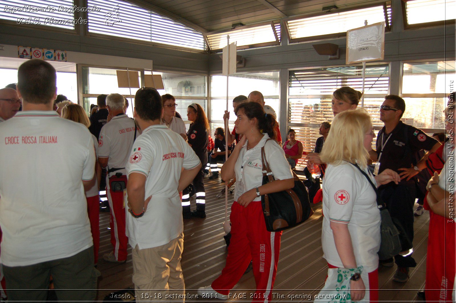 Jesolo - 15-18 settembre 2011 - FACE 2011, The opening ceremony -  Croce Rossa Italiana - Ispettorato Regionale Volontari del Soccorso Piemonte