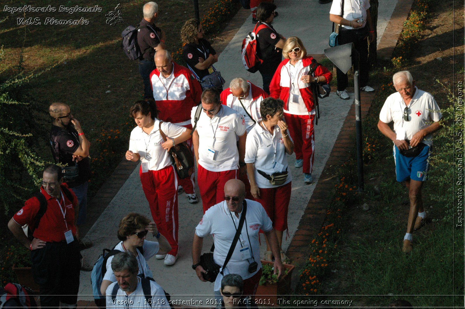 Jesolo - 15-18 settembre 2011 - FACE 2011, The opening ceremony -  Croce Rossa Italiana - Ispettorato Regionale Volontari del Soccorso Piemonte