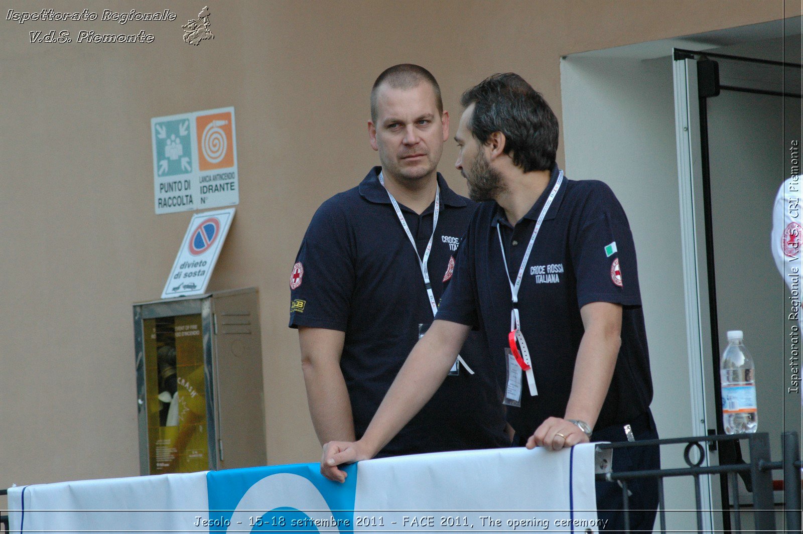 Jesolo - 15-18 settembre 2011 - FACE 2011, The opening ceremony -  Croce Rossa Italiana - Ispettorato Regionale Volontari del Soccorso Piemonte