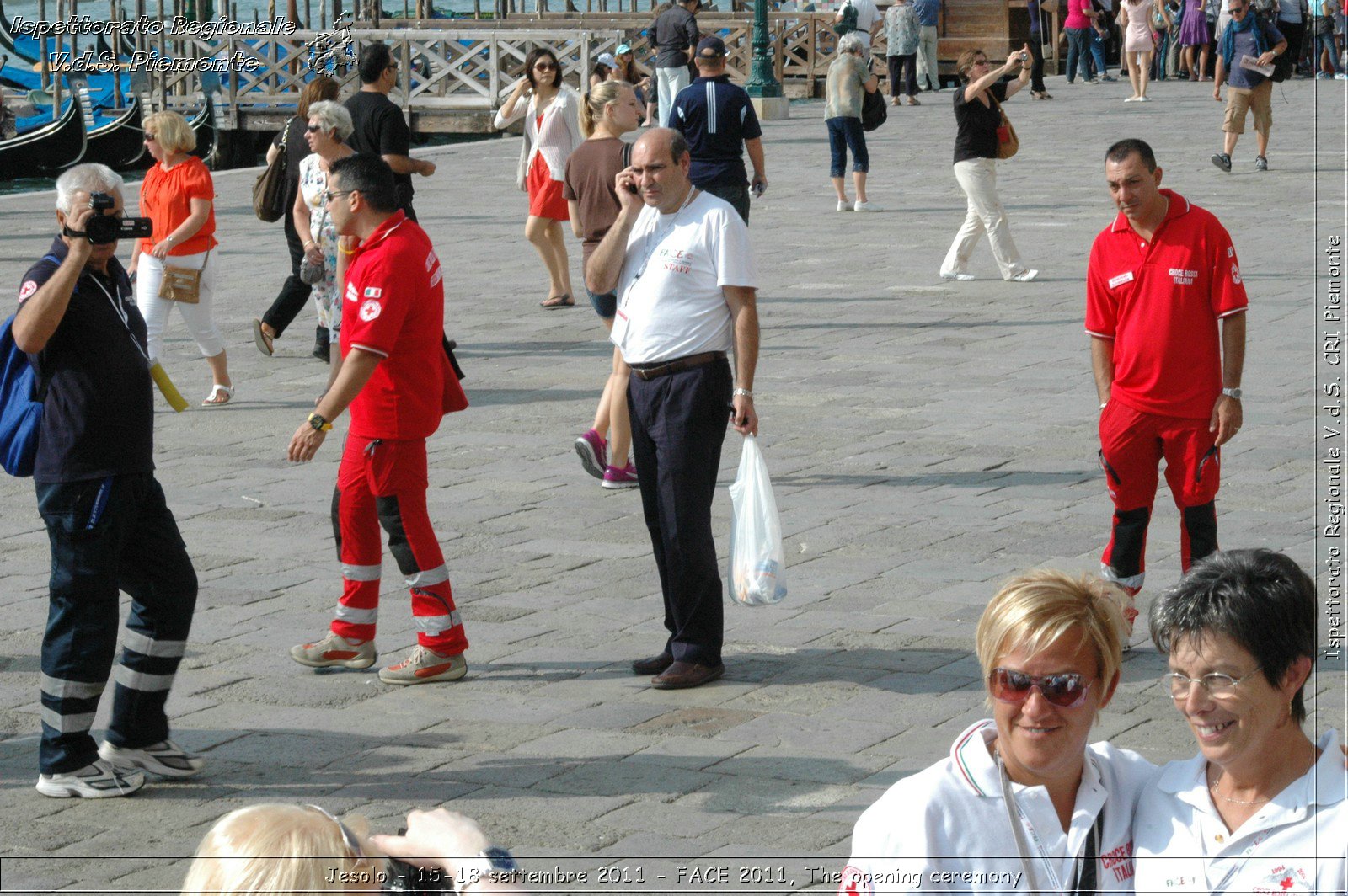 Jesolo - 15-18 settembre 2011 - FACE 2011, The opening ceremony -  Croce Rossa Italiana - Ispettorato Regionale Volontari del Soccorso Piemonte