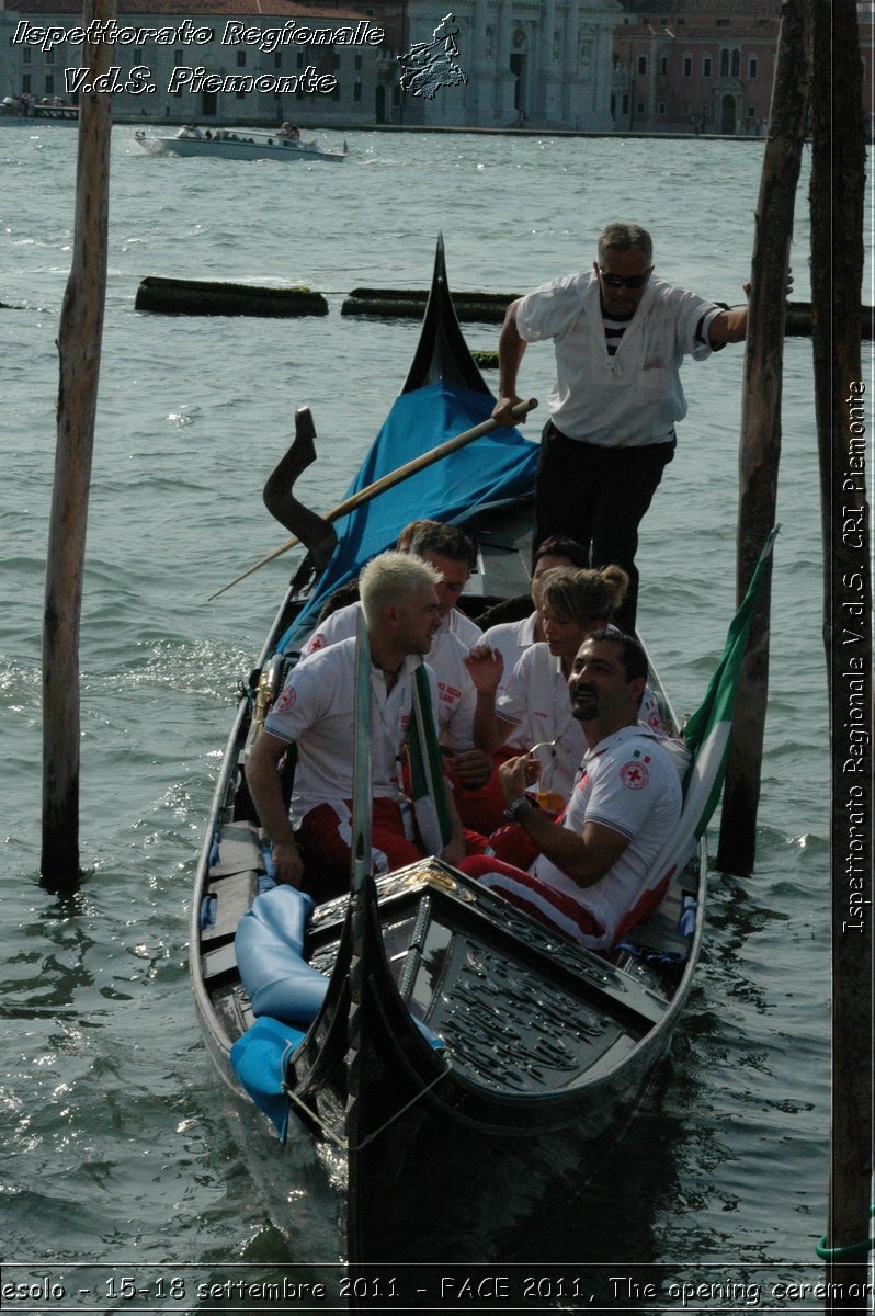 Jesolo - 15-18 settembre 2011 - FACE 2011, The opening ceremony -  Croce Rossa Italiana - Ispettorato Regionale Volontari del Soccorso Piemonte