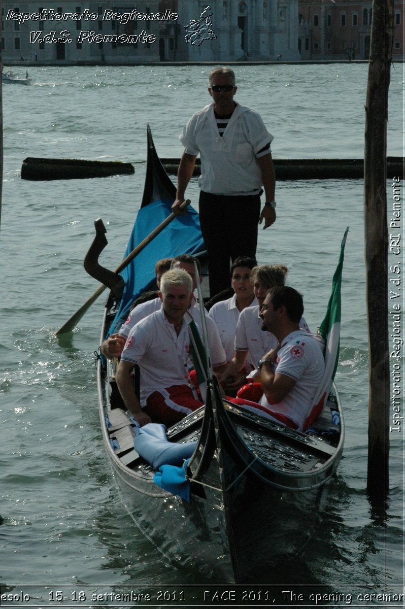 Jesolo - 15-18 settembre 2011 - FACE 2011, The opening ceremony -  Croce Rossa Italiana - Ispettorato Regionale Volontari del Soccorso Piemonte