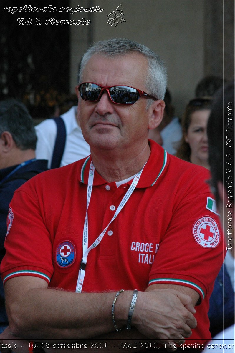 Jesolo - 15-18 settembre 2011 - FACE 2011, The opening ceremony -  Croce Rossa Italiana - Ispettorato Regionale Volontari del Soccorso Piemonte