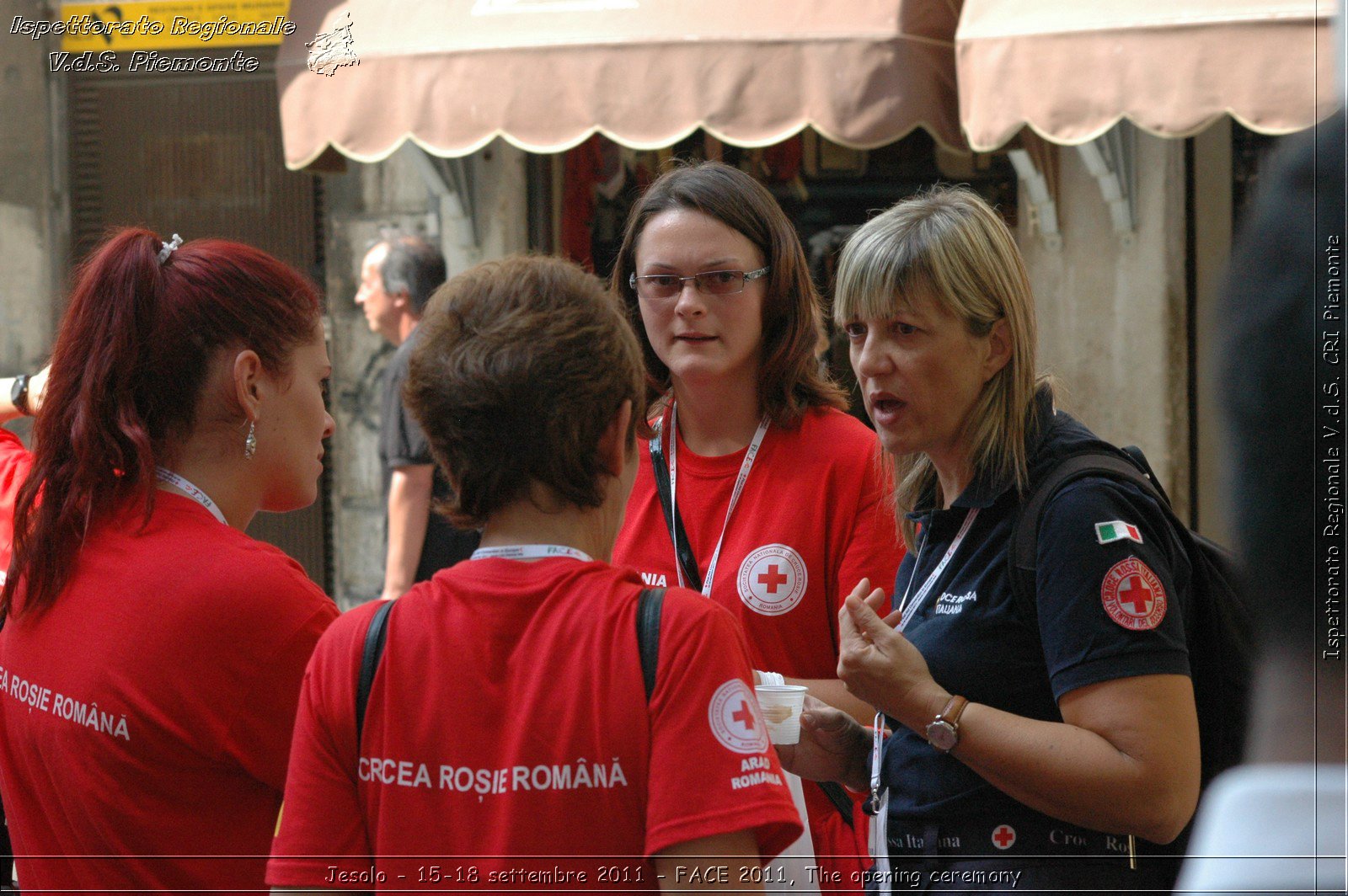 Jesolo - 15-18 settembre 2011 - FACE 2011, The opening ceremony -  Croce Rossa Italiana - Ispettorato Regionale Volontari del Soccorso Piemonte