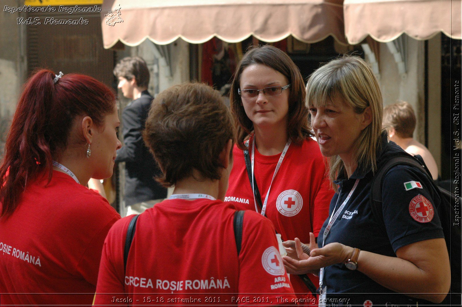 Jesolo - 15-18 settembre 2011 - FACE 2011, The opening ceremony -  Croce Rossa Italiana - Ispettorato Regionale Volontari del Soccorso Piemonte