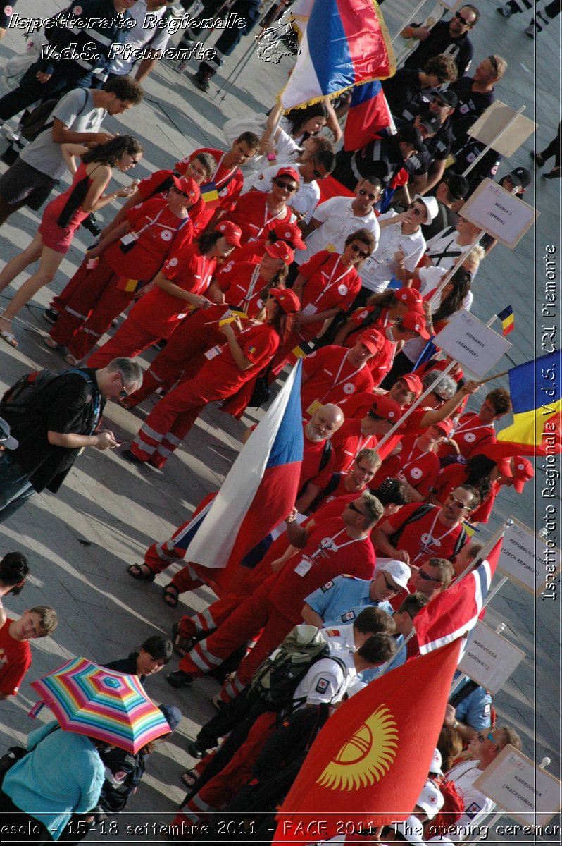 Jesolo - 15-18 settembre 2011 - FACE 2011, The opening ceremony -  Croce Rossa Italiana - Ispettorato Regionale Volontari del Soccorso Piemonte