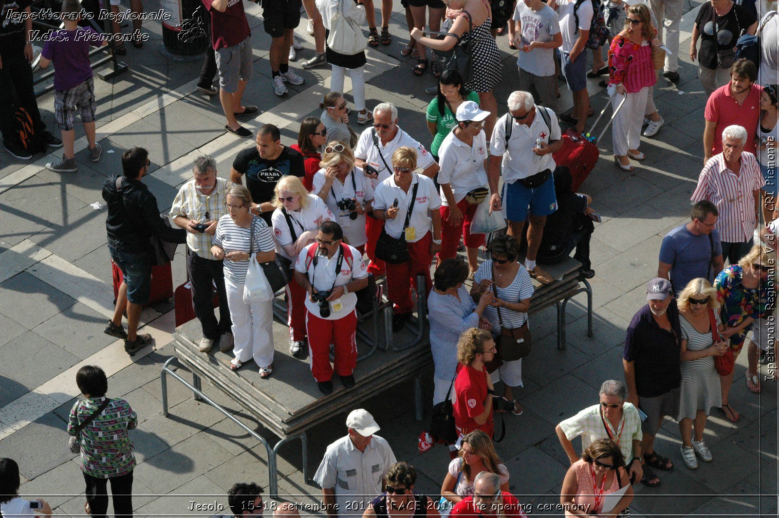 Jesolo - 15-18 settembre 2011 - FACE 2011, The opening ceremony -  Croce Rossa Italiana - Ispettorato Regionale Volontari del Soccorso Piemonte