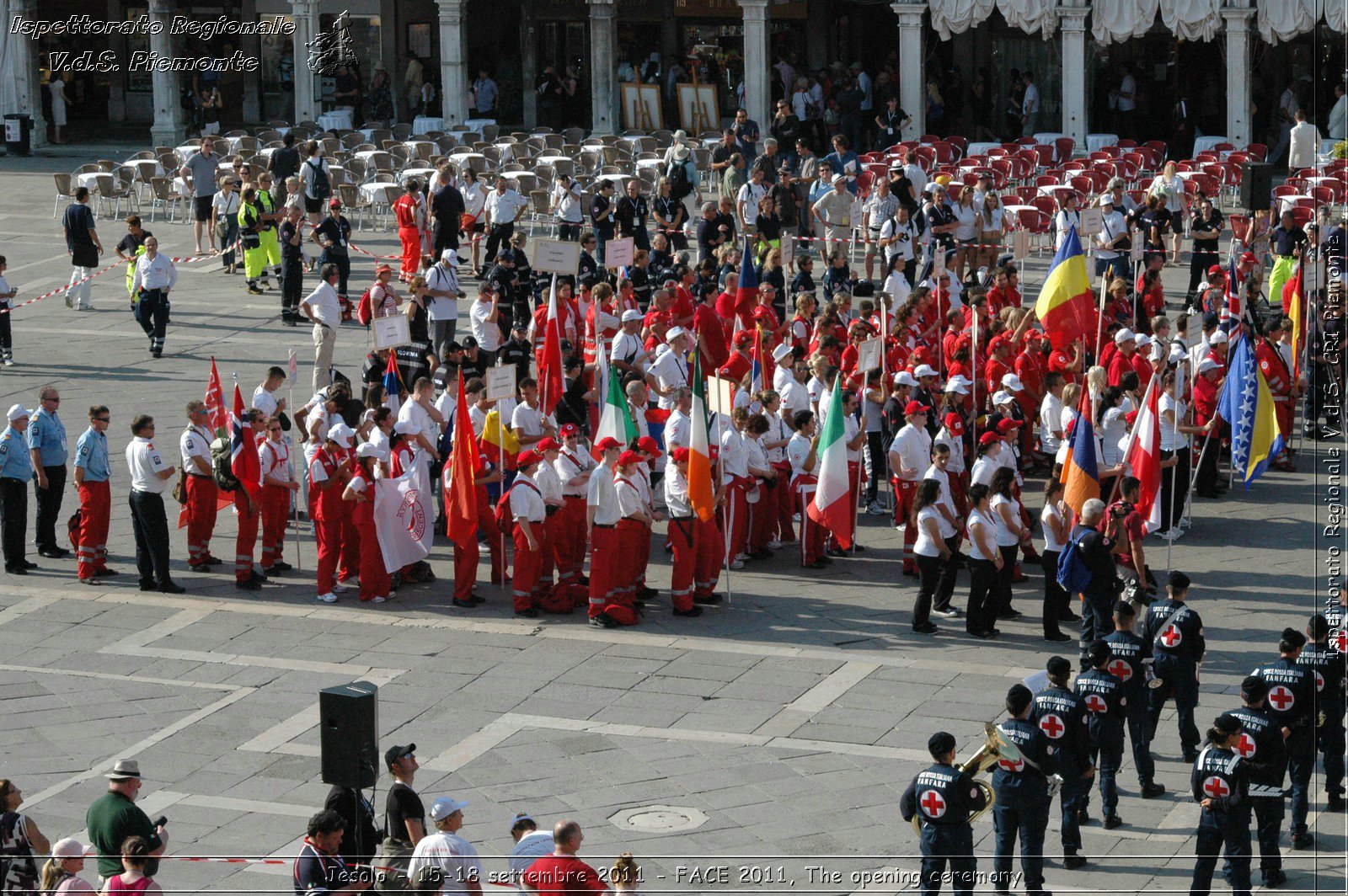 Jesolo - 15-18 settembre 2011 - FACE 2011, The opening ceremony -  Croce Rossa Italiana - Ispettorato Regionale Volontari del Soccorso Piemonte