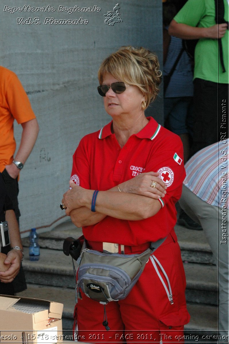 Jesolo - 15-18 settembre 2011 - FACE 2011, The opening ceremony -  Croce Rossa Italiana - Ispettorato Regionale Volontari del Soccorso Piemonte